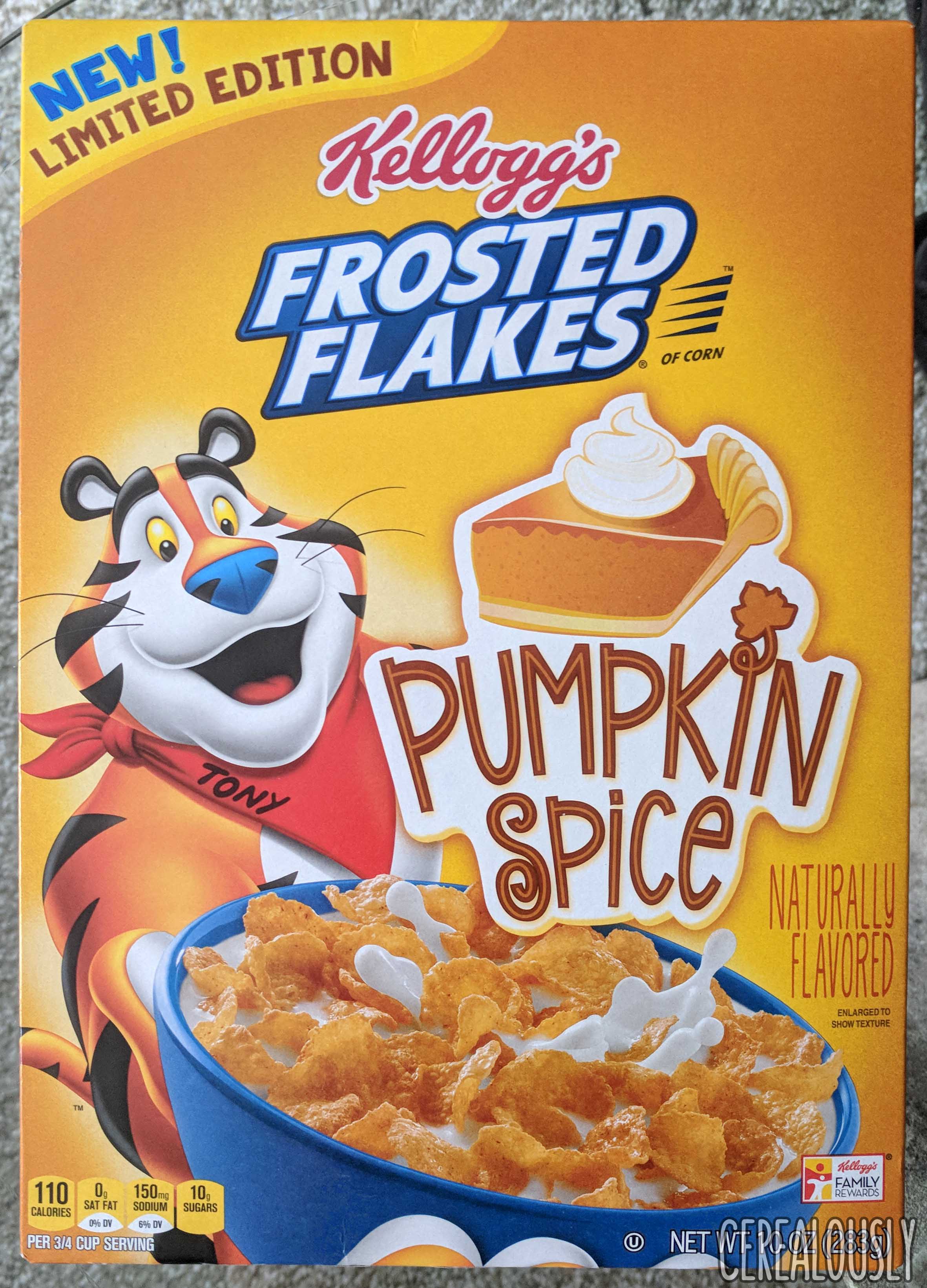 Review Kellogg’s Pumpkin Spice Frosted Flakes Cerealously