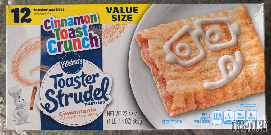 Cinnamon Toast Crunch Toaster Strudel Review Cinnamania Box