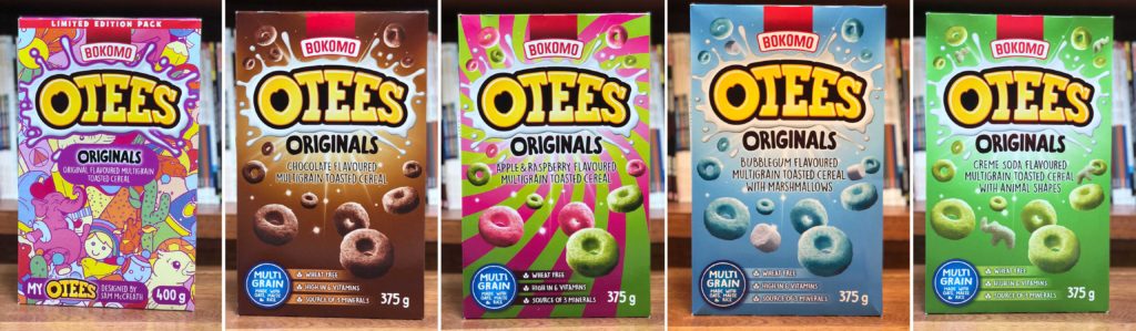 Otees Cereal Review - Boxes