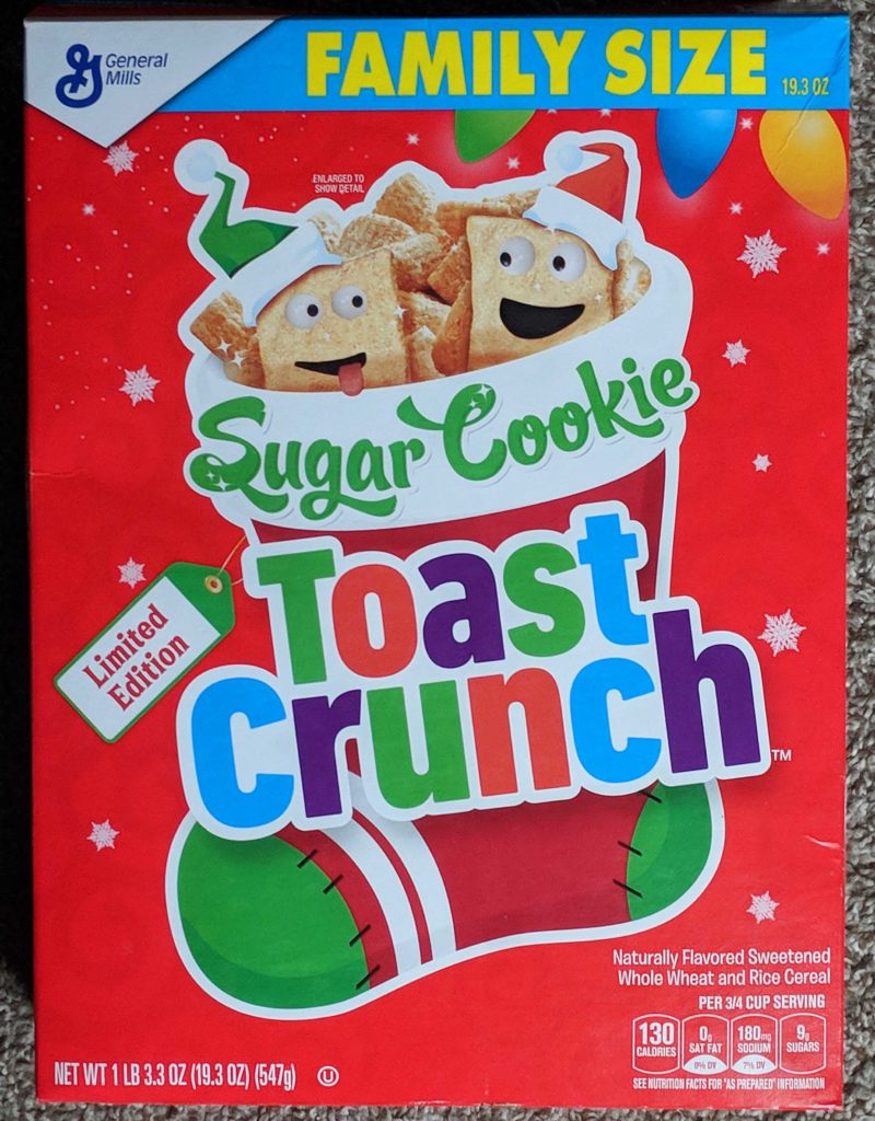 Sugar Cookie Toast Crunch Review Box