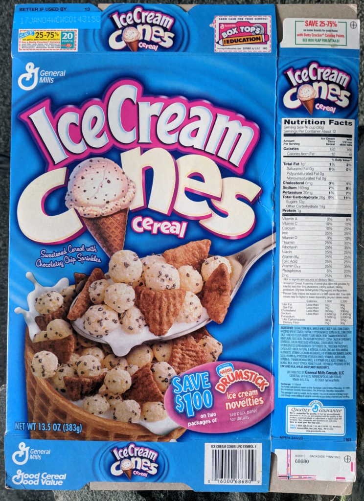 Ice Cream Cones Front