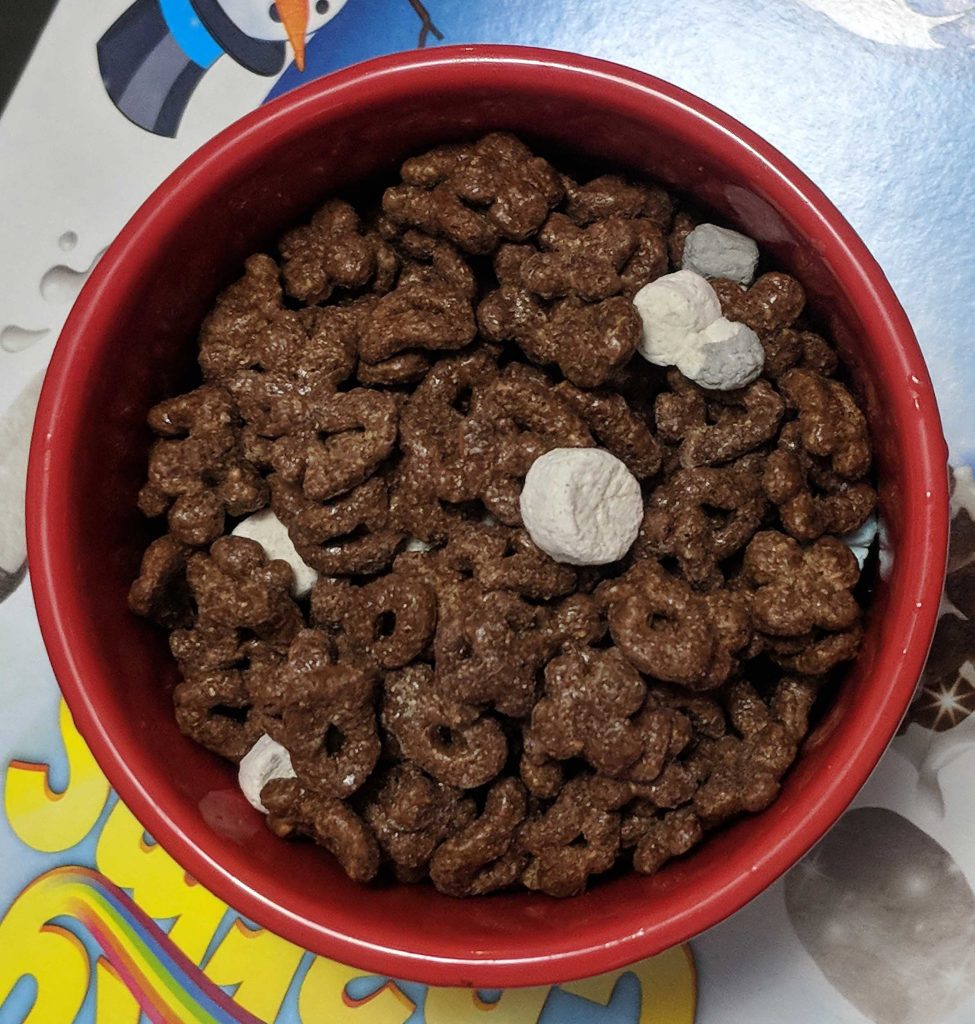 Chocolatey Winter Lucky Charms Cereal Review