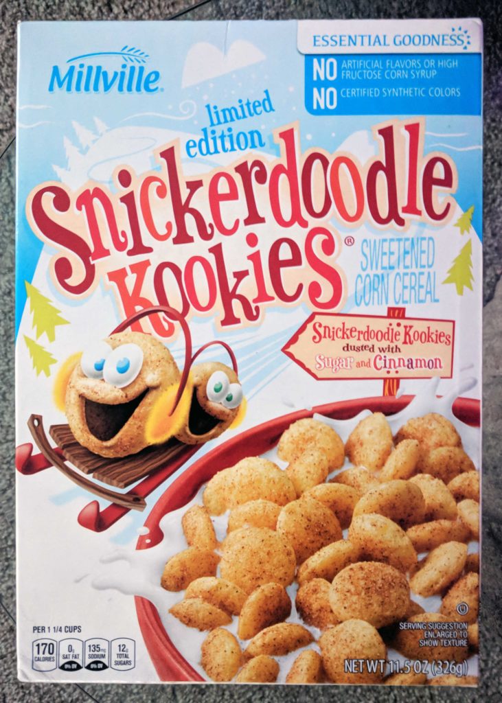 Millville Aldi Snickerdoodle Kookies Cereal Review Box