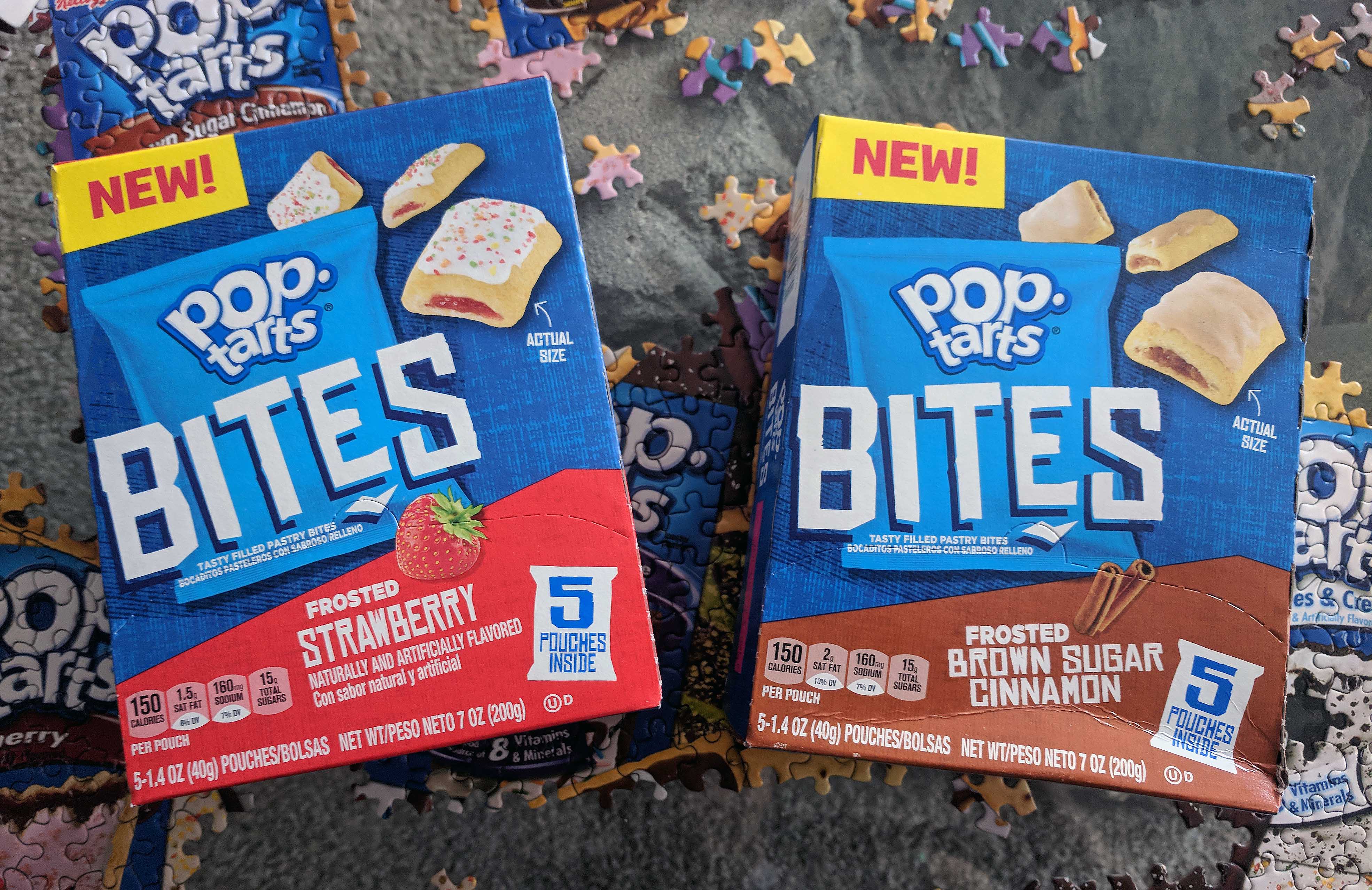 Kellogg's Pop-Tarts Bites Review - Strawberry & Brown Sugar Cinnamon Boxes 