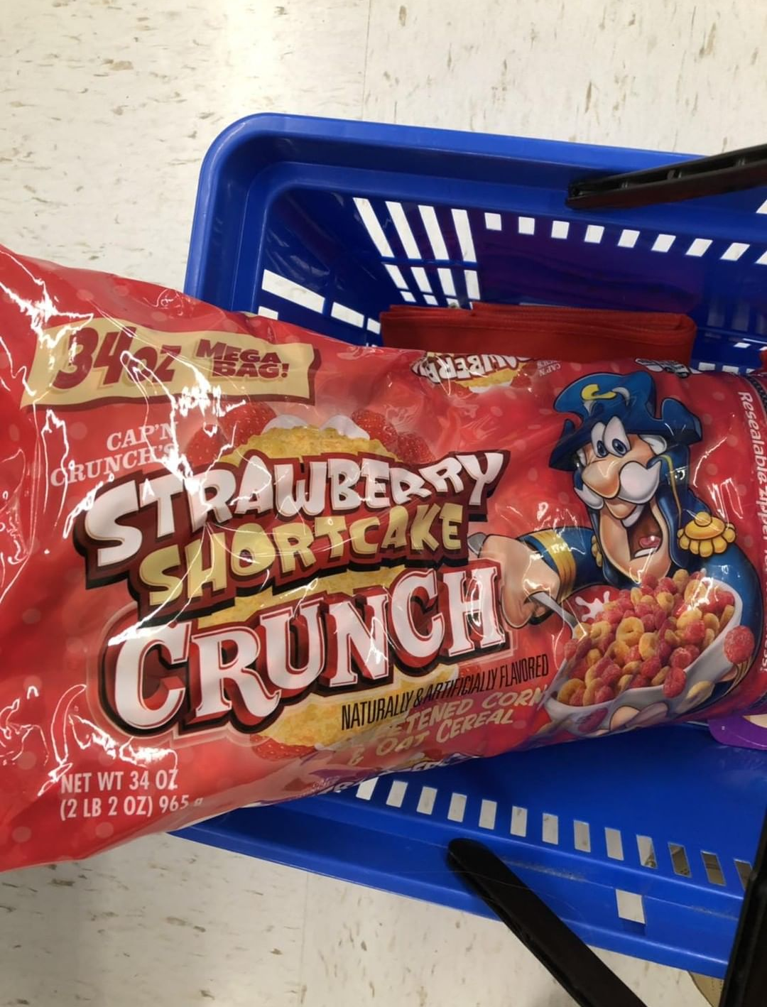 Cap'n Crunch Strawberry Shortcake Crunch Cereal