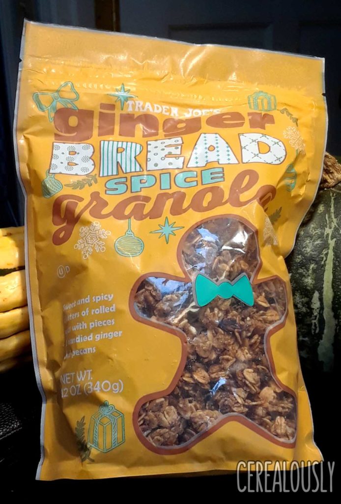 Trader Joe's Gingerbread Spice Granola Review Pouch
