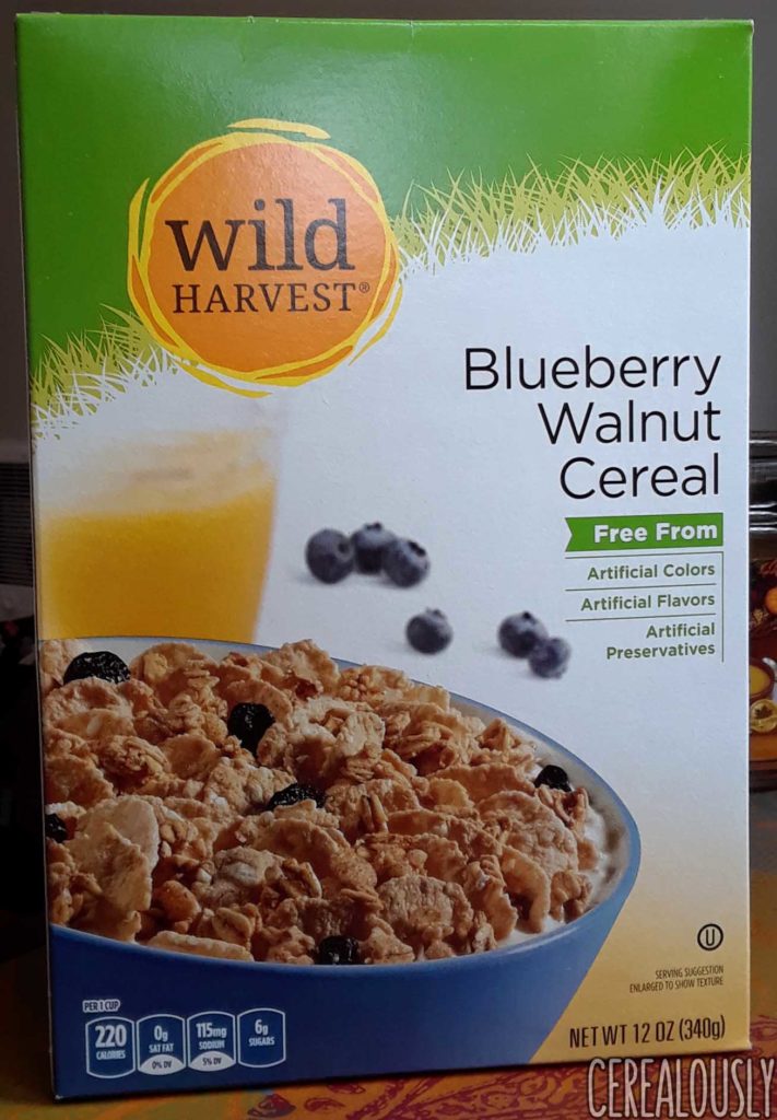 Wild Harvest Blueberry Walnut Cereal Review Box