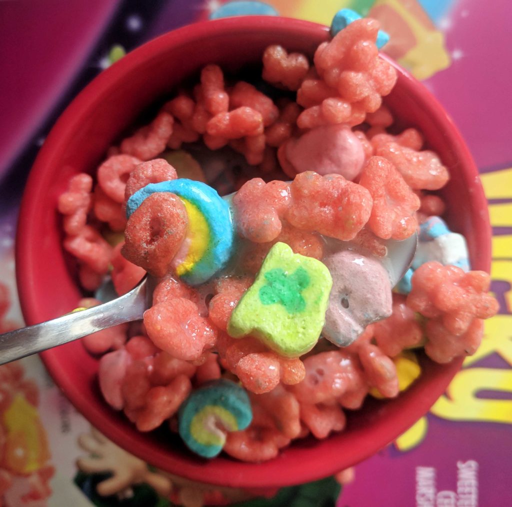 Fruity Lucky Charms Review Milk