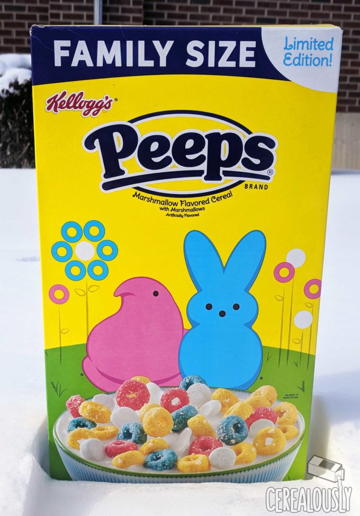 Kellogg's Peeps Cereal Review Box