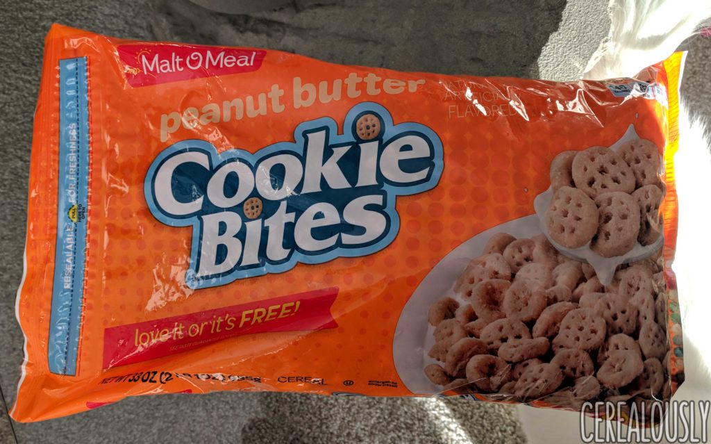 Malt-O-Meal Peanut Butter Cookie Bites Review Box