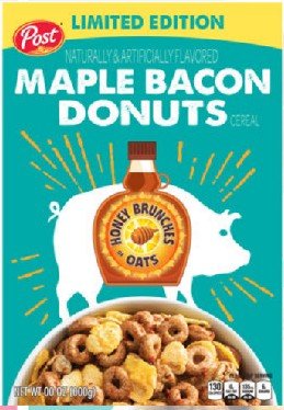 Post Honey Brunches of Oats Maple Bacon Donuts Cereal
