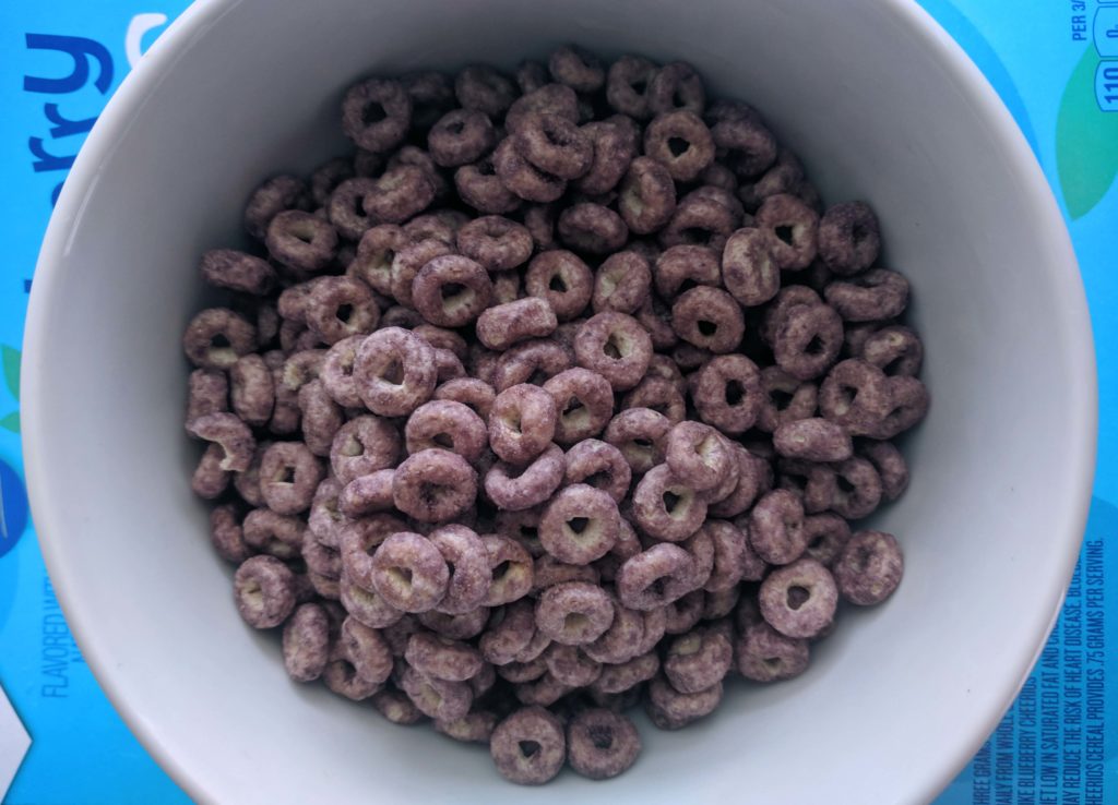 General Mills New Blueberry Cheerios Review Cereal