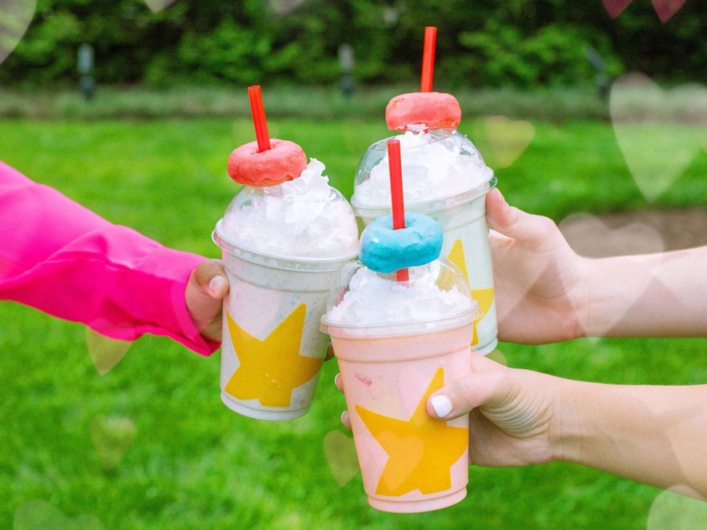 Hardee's Froot Loops Mini Donut Milkshake