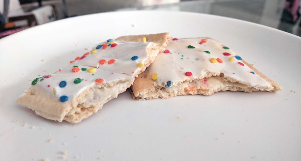 Kellogg's Confetti Cupcake Pop-Tarts Review Toasted