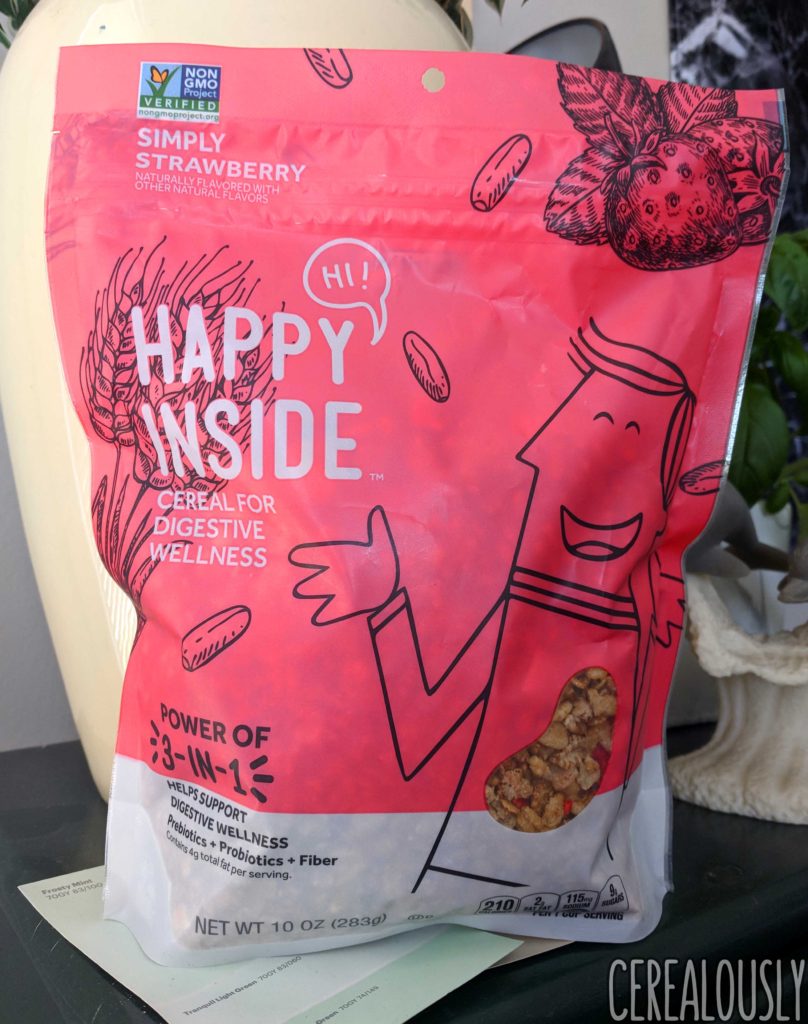 Kellogg's HI! Happy Inside Review Simply Strawberry Cereal Pouch