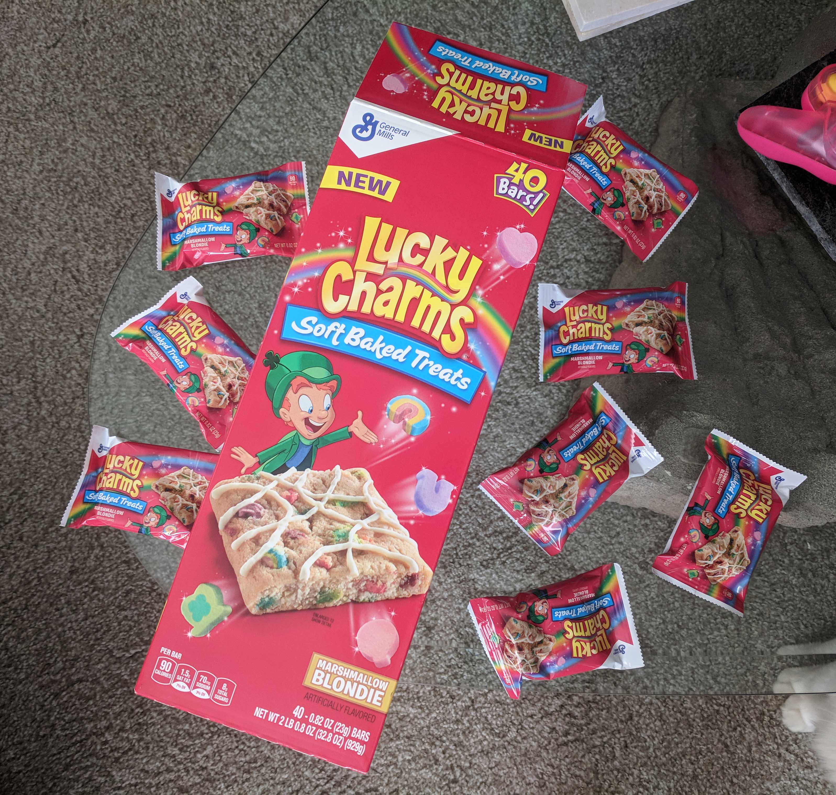 Lucky Charms Treats, Delicious Cereal Bars