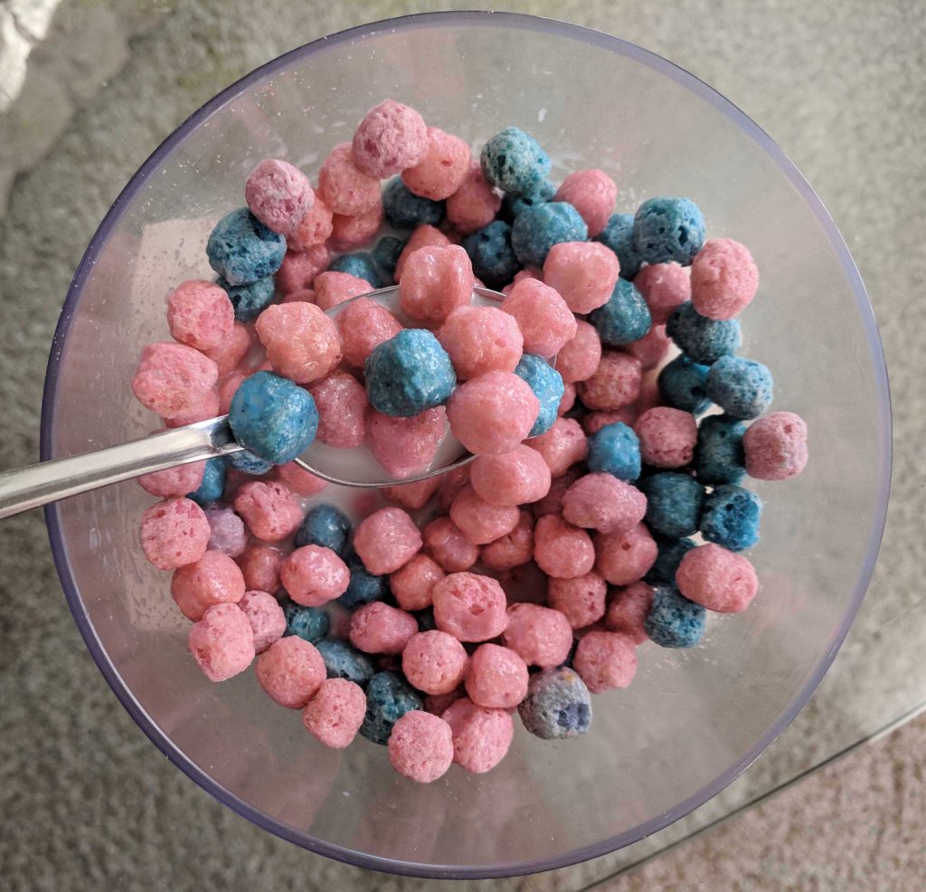 Cap'n Crunch's Cotton Candy Crunch Review Milk