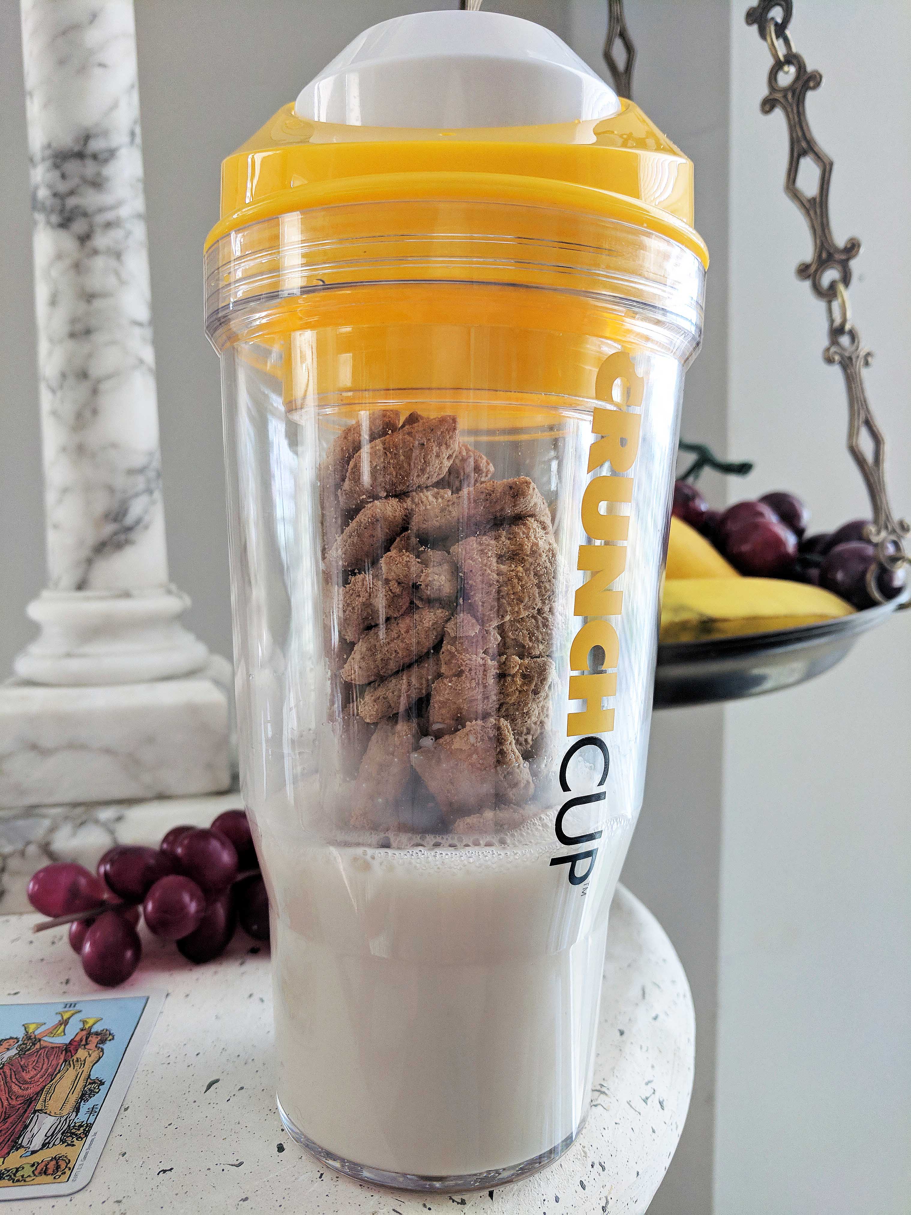 The Crunch Cup Makes Eating Cereal On-The-Go Possible