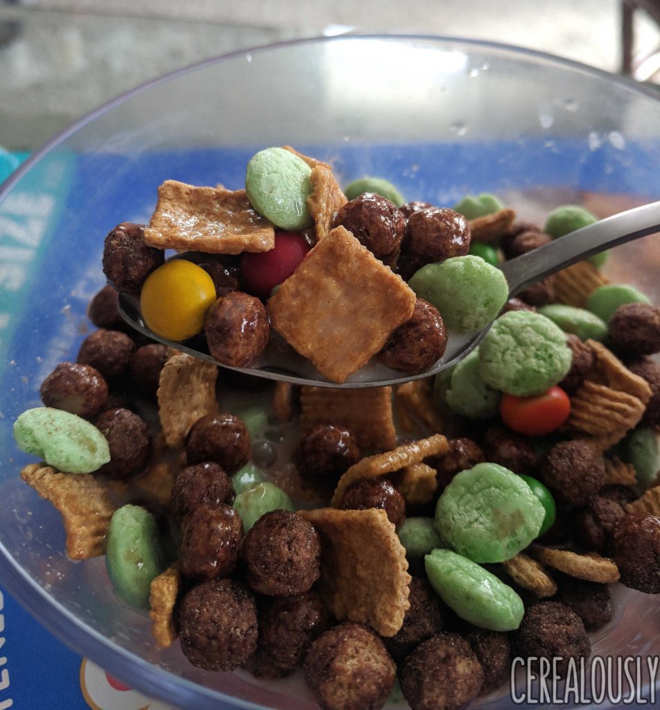 General Mills New Drumstick Cereal Review Mint Chocolate Trail Mix Lol
