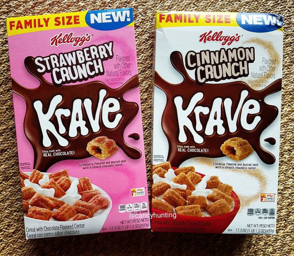 Strawberry Crunch Krave & Cinnamon Crunch Krave Cereals