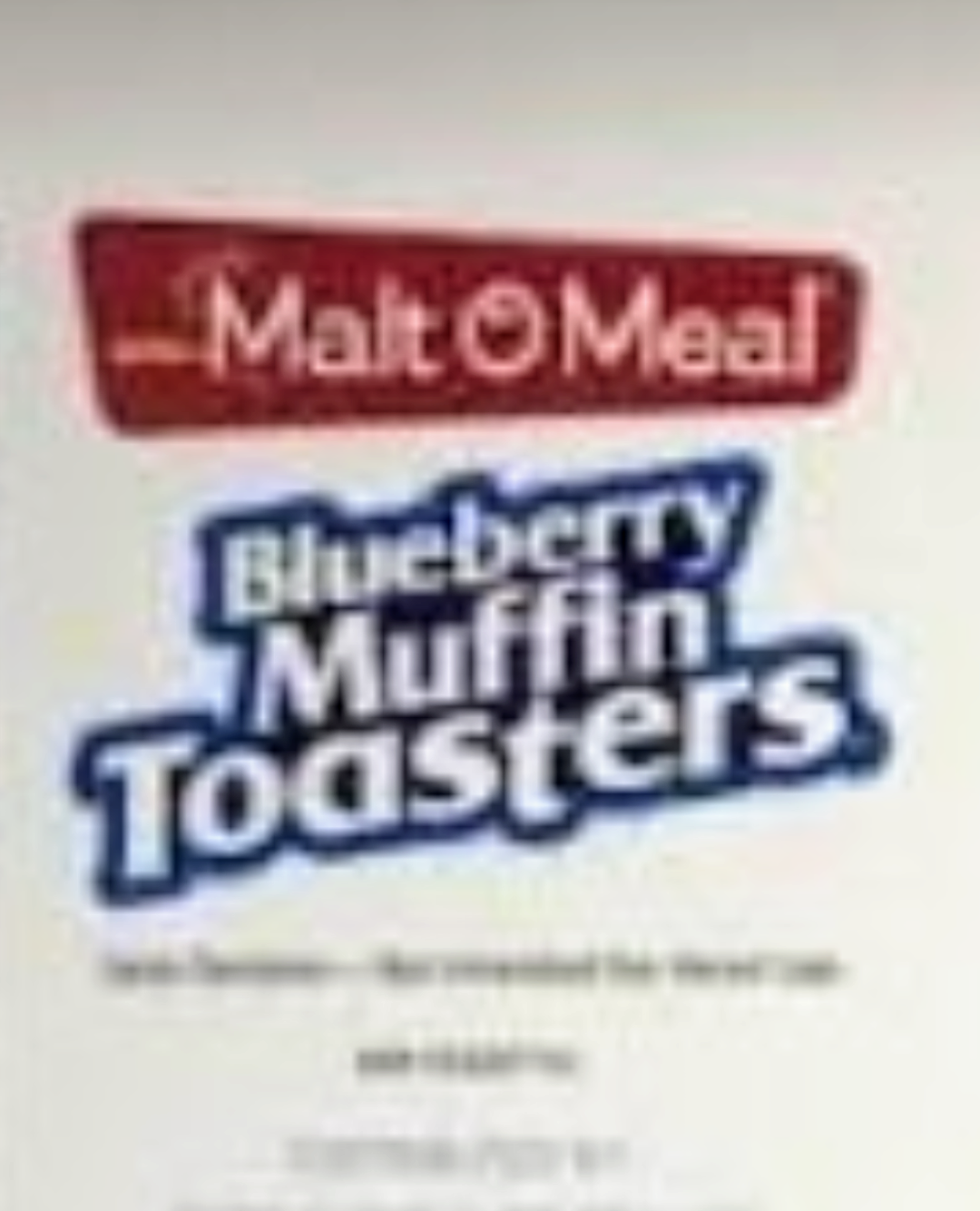 Malt O Meal Blueberry Muffin Toasters Cereal 31 Bag Unopened Tops