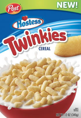 Hostess Twinkies Cereal Box 
