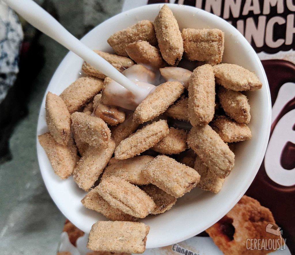 Kellogg's Cinnamon Crunch Krave Review Cereal Milk