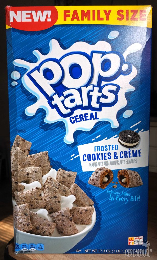 Kellogg's Cookies & Creme Pop-Tarts Cereal Review Box