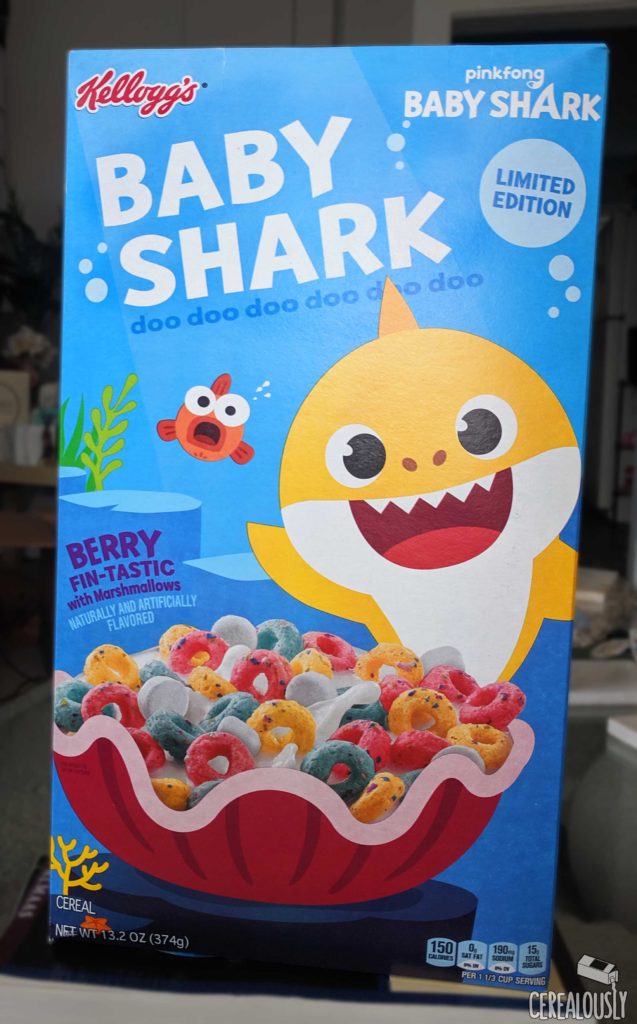 Kellogg's Baby Shark Cereal Review Box
