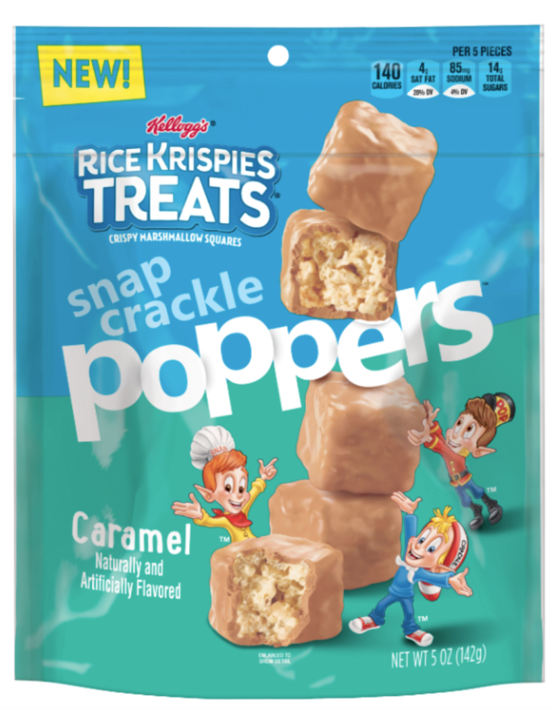 Caramel Snap Crackle Poppers Rice Krispies Treats
