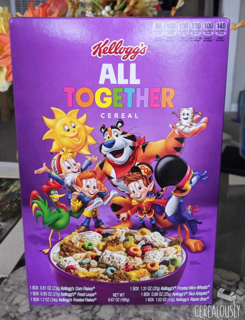 Kellogg's All Together Cereal Review Box