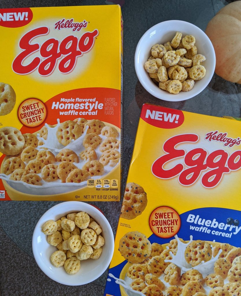 Kellogg's New Eggo Cereal Review Boxes