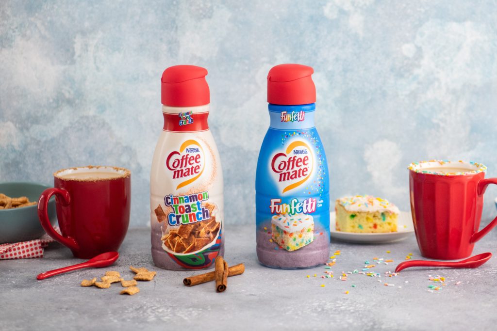 New Coffee Mate Cinnamon Toast Crunch Coffee Creamer Cereal