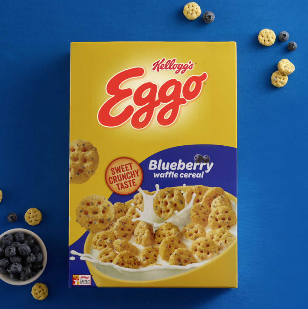 Official Kellogg's Blueberry Eggo Cereal Review