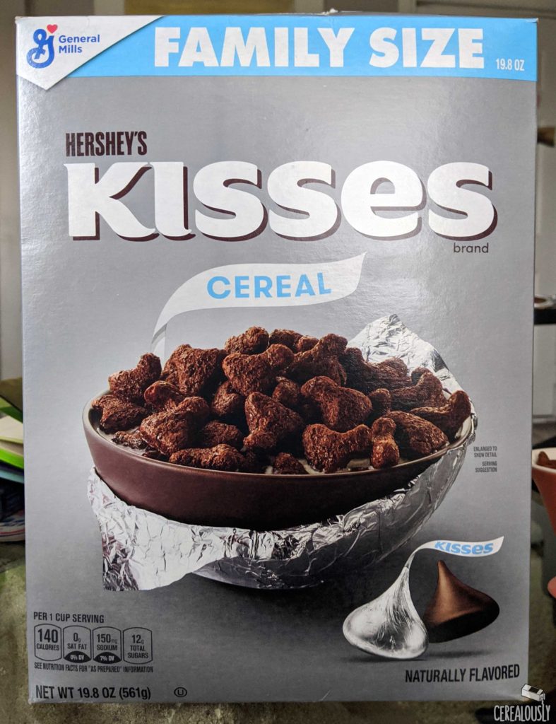 New Hershey's Kisses Cereal Review - Box