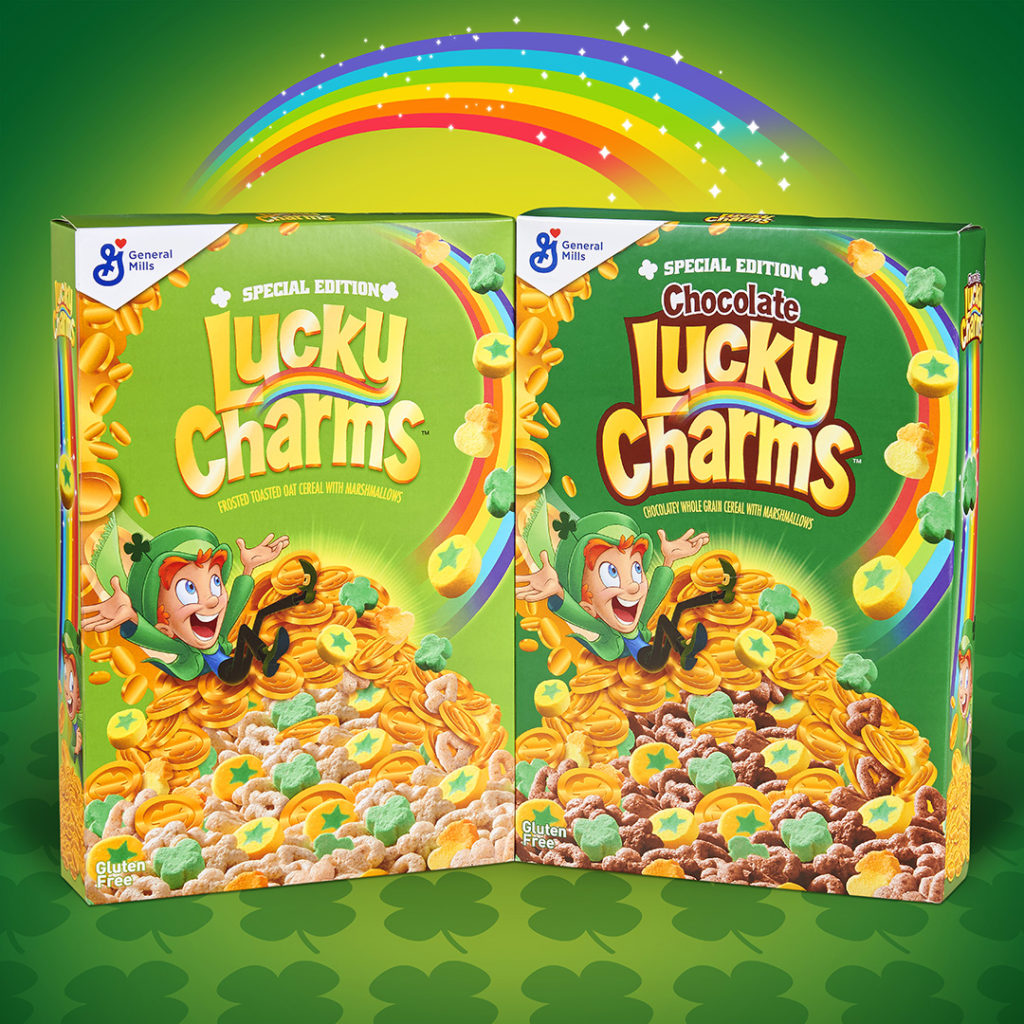 2020 St. Patrick's Day Lucky Charms Cereal Boxes