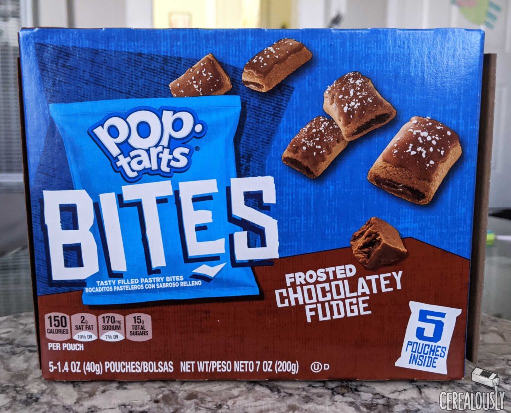 New Chocolatey Fudge Pop-Tarts Bites Review Box