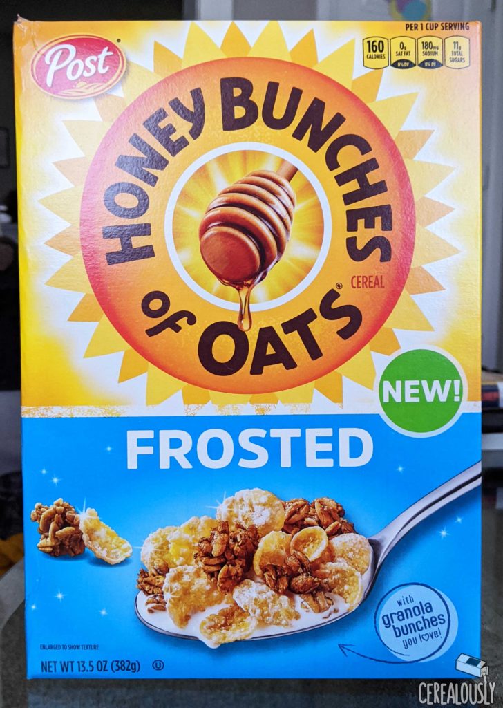 New Frosted Honey Bunches of Oats Review - Cereal Box