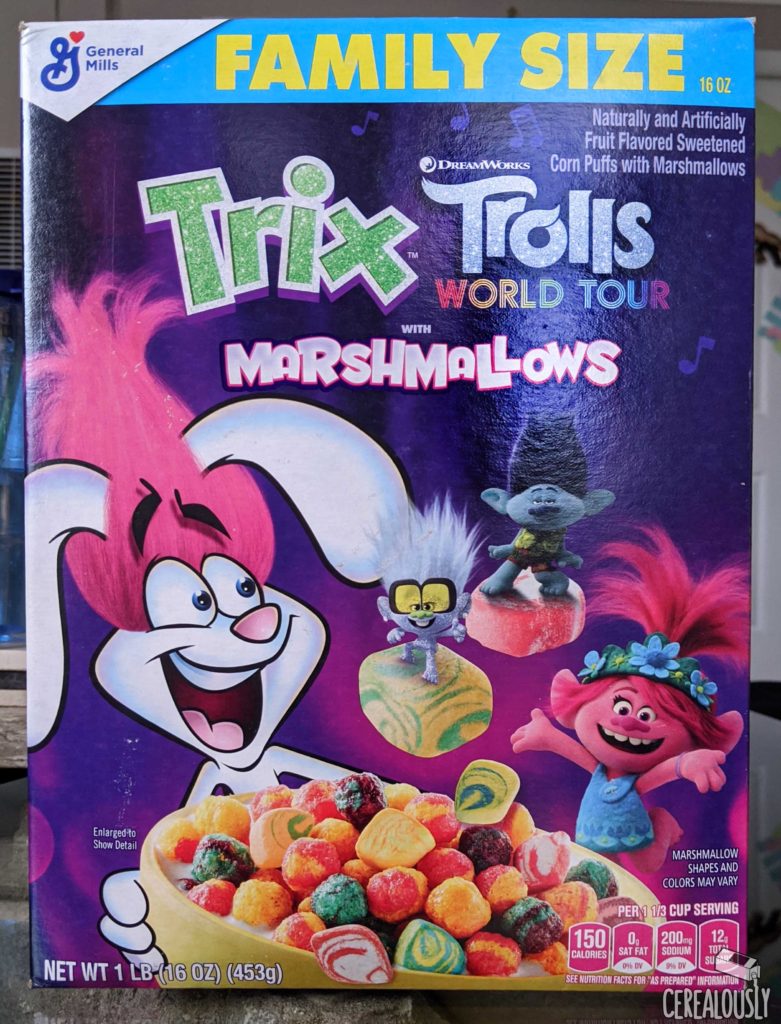 New Trolls World Tour Trix with Marshmallows Review Box