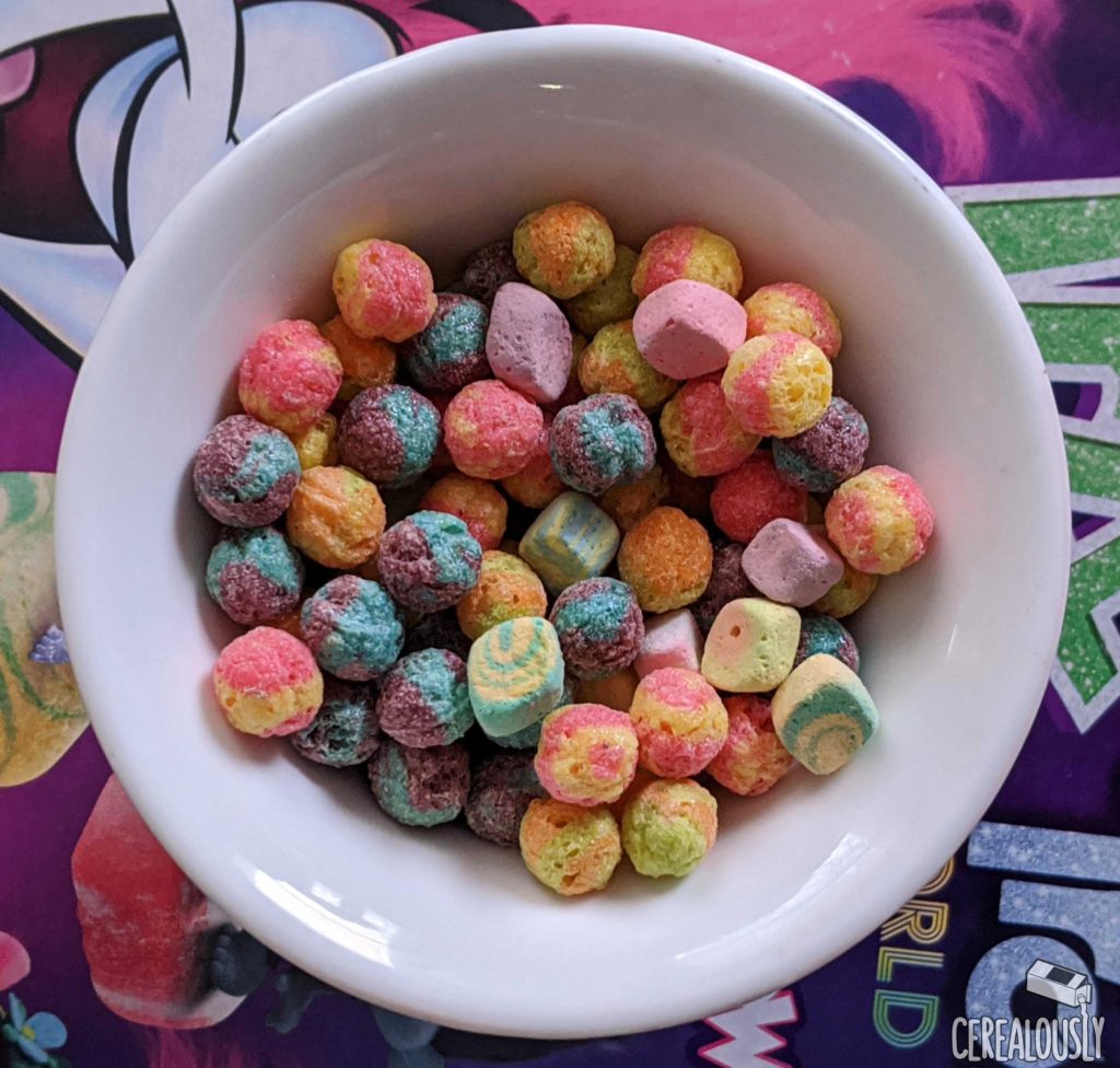 New Trolls World Tour Trix with Marshmallows Review Cereal