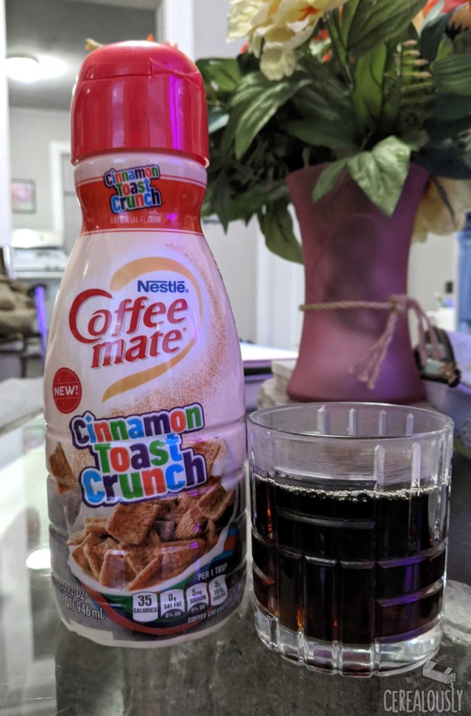Coffee Mate Cinnamon Toast Crunch Coffee Creamer Review Bottle