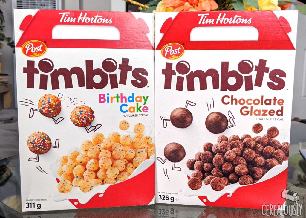New Timbits Cereal Review Boxes