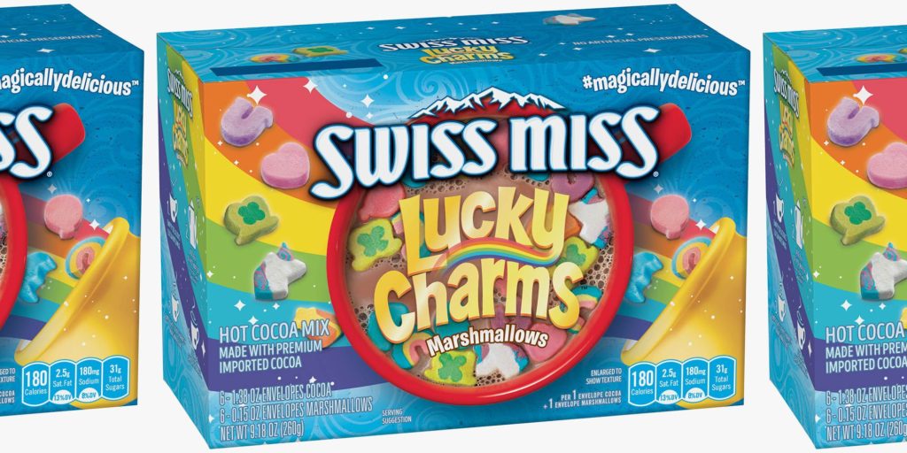 Swiss Miss Lucky Charms Hot Cocoa Mix Marshmallows