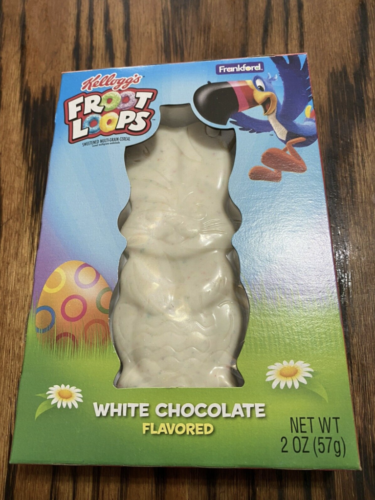 White Chocolate Froot Loops Easter Bunny