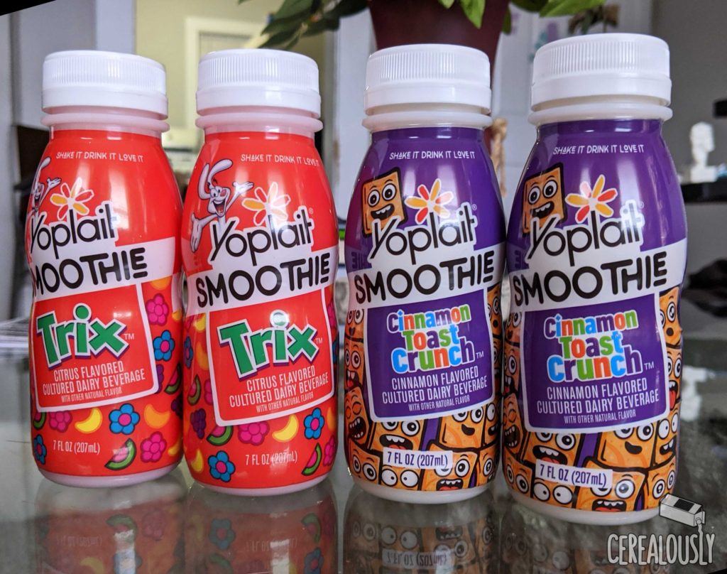 Yoplait Trix & Cinnamon Toast Crunch Smoothies Review