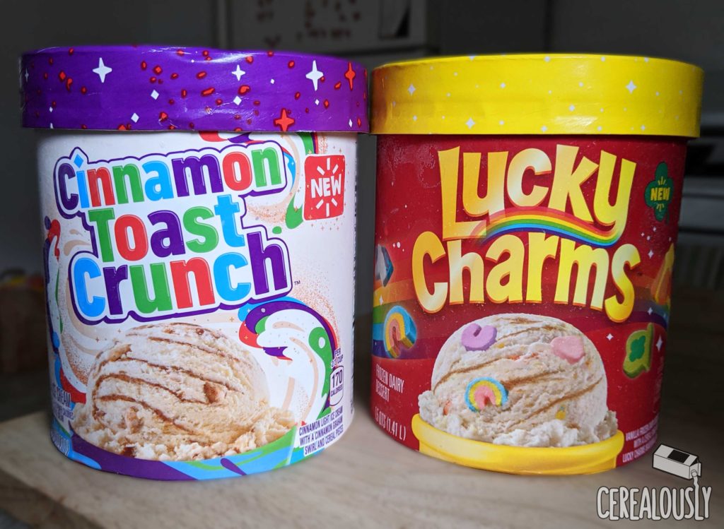 General Mills Cinnamon Toast Crunch and Lucky Charms Light Ice Cream Review