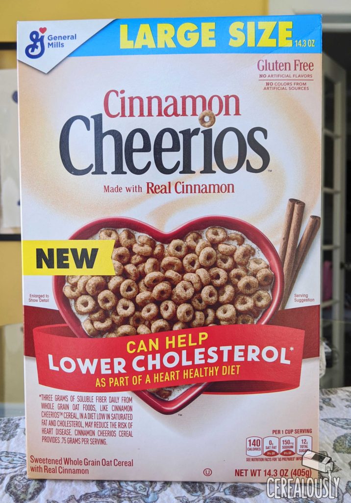 New Gluten-Free Cinnamon Cheerios Review Box