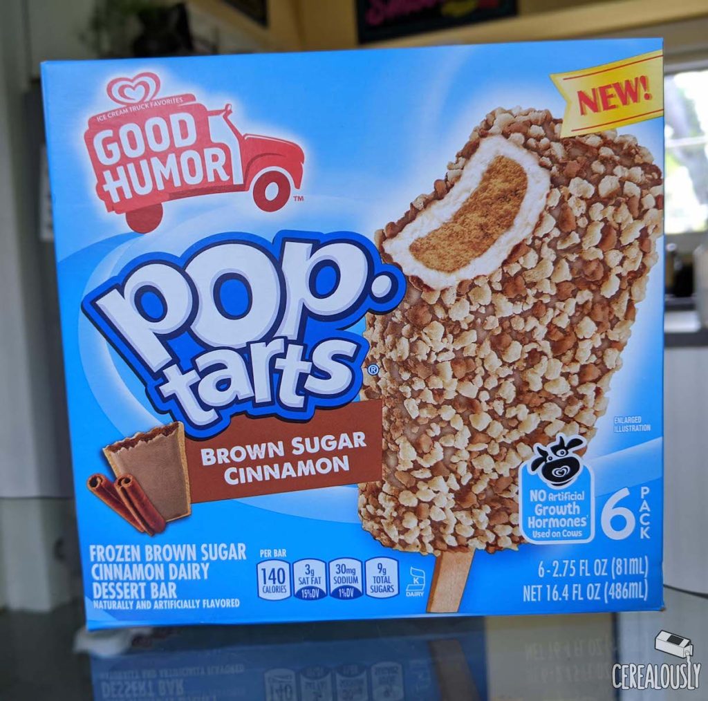 Good Humor Brown Sugar Cinnamon Pop-Tarts Ice Cream Bars Review Box