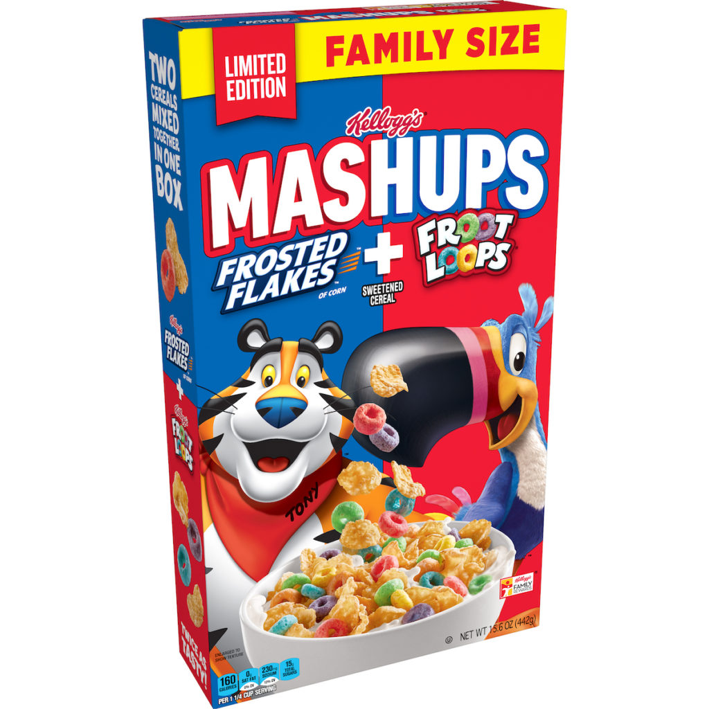 Kellogg's Frosted Flakes & Froot Loops Mashups Cereal