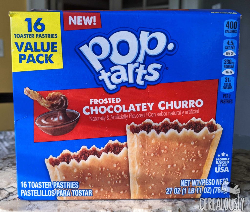 New Chocolatey Churro Pop-Tarts Review Box